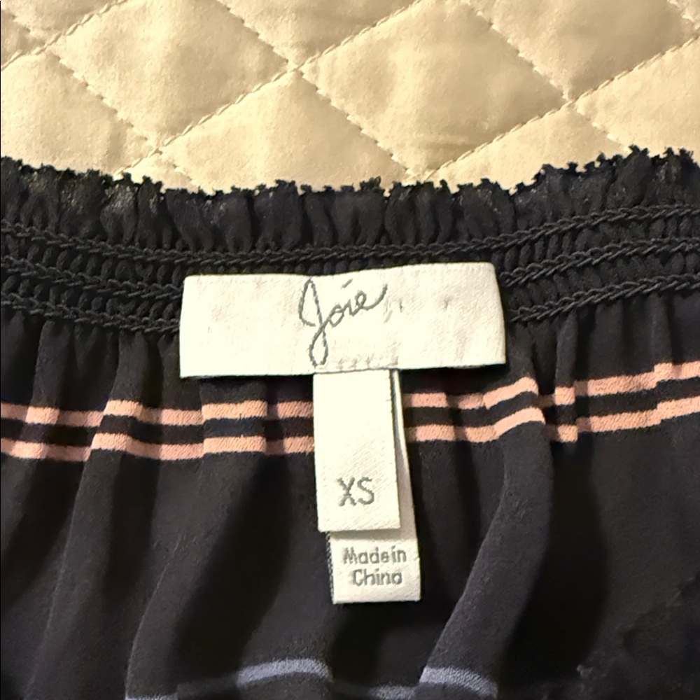 Joie silk top. Size XS but could fit up to medium and still be very flattering. - Picture 2 of 5